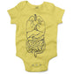 Digestive System Infant Bodysuit-Yellow-3-6 months