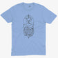 Digestive System Unisex Or Women's Cotton T-shirt-Baby Blue-Unisex