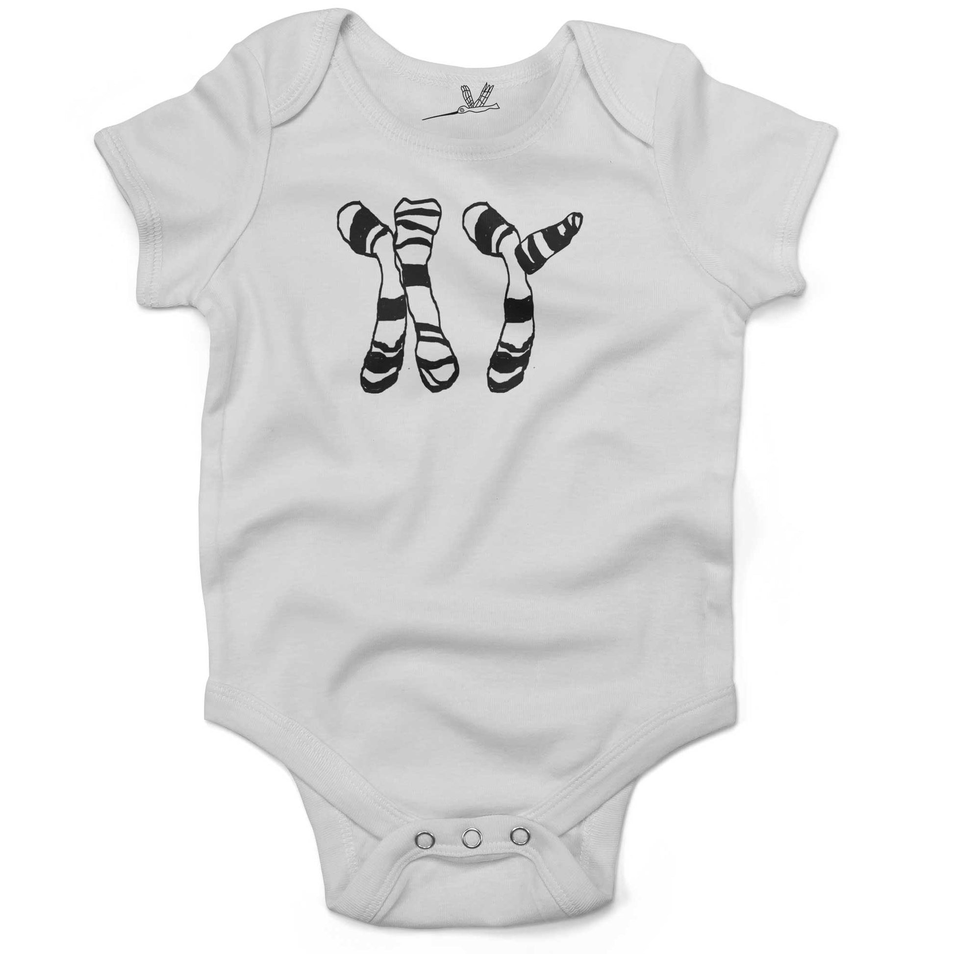 XY Boy Chromosomes Infant Bodysuit or Raglan Tee-White-3-6 months