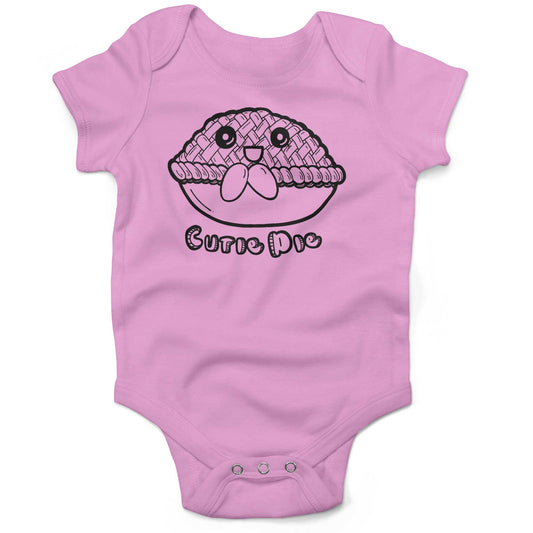 Cutie Pie Infant Bodysuit or Raglan Tee-Organic Pink-3-6 months