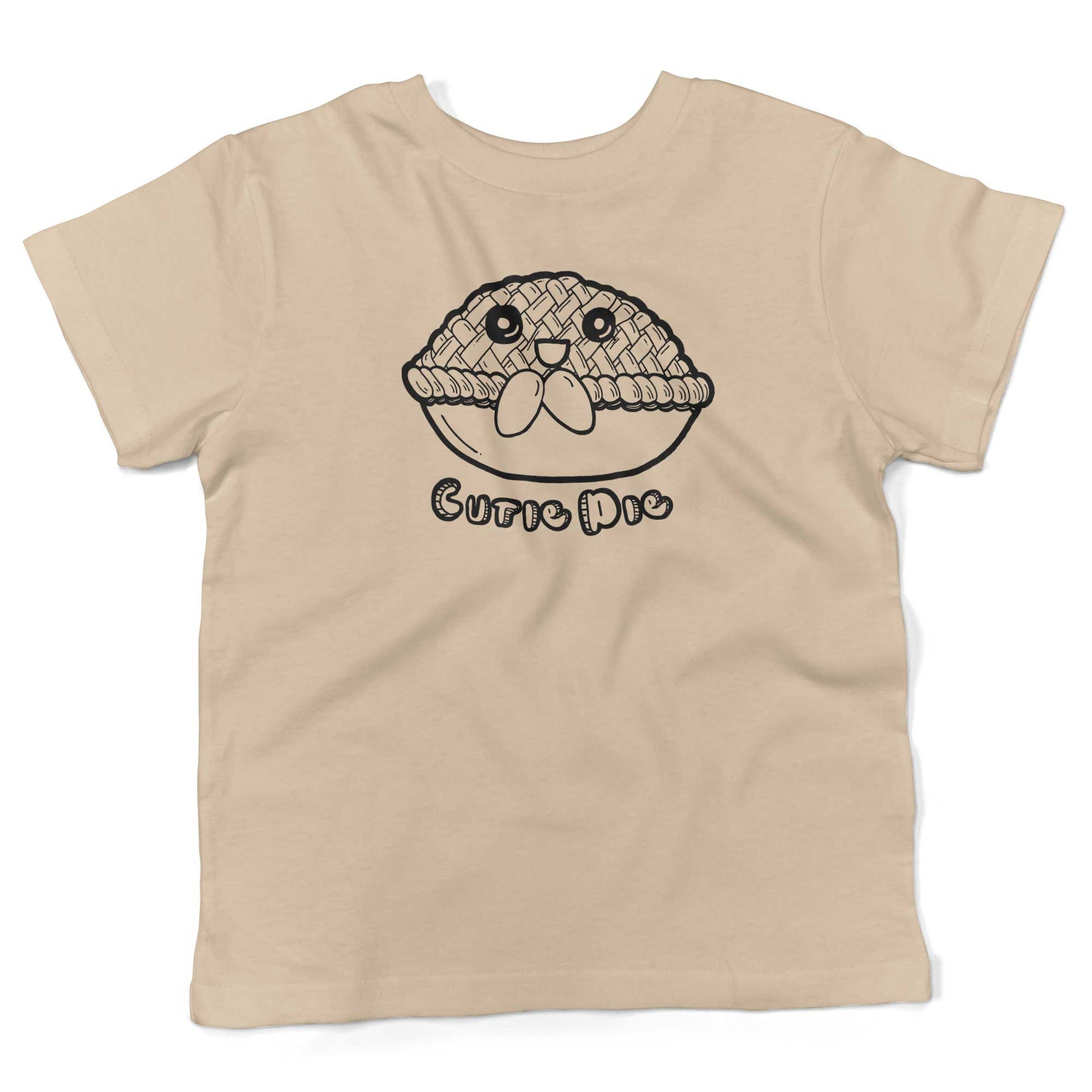 Cutie Pie Toddler Shirt-Organic Natural-2T