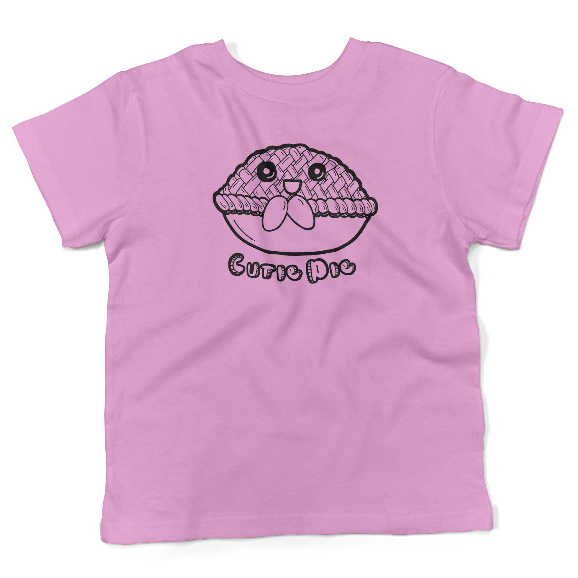 Cutie Pie Toddler Shirt-Organic Pink-2T