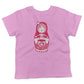 Russian Doll Toddler Shirt-Organic Pink-2T
