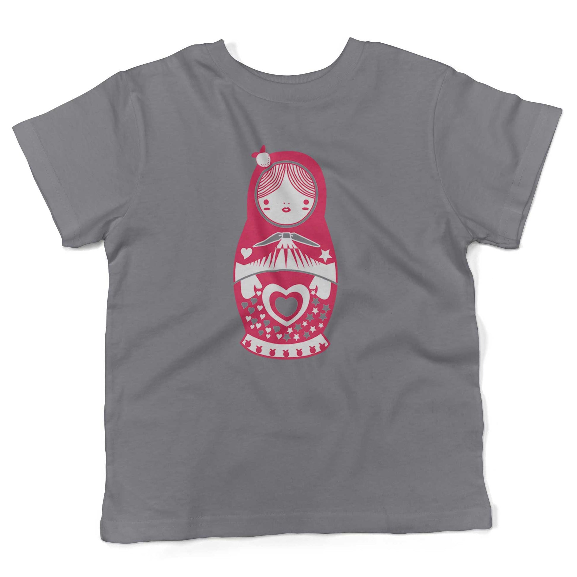 Russian Doll Toddler Shirt-Slate-2T