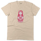 Russian Doll Unisex Or Women's Cotton T-shirt-Organic Natural-Woman