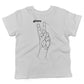Peace Hand Symbol Toddler Shirt-White-2T
