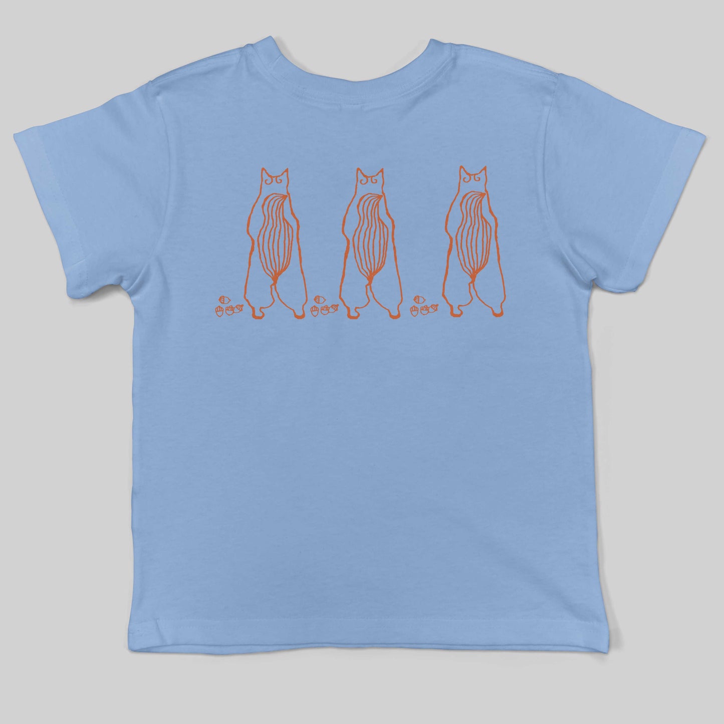 Cute Dancing Squirrels With Nuts Toddler Shirt-