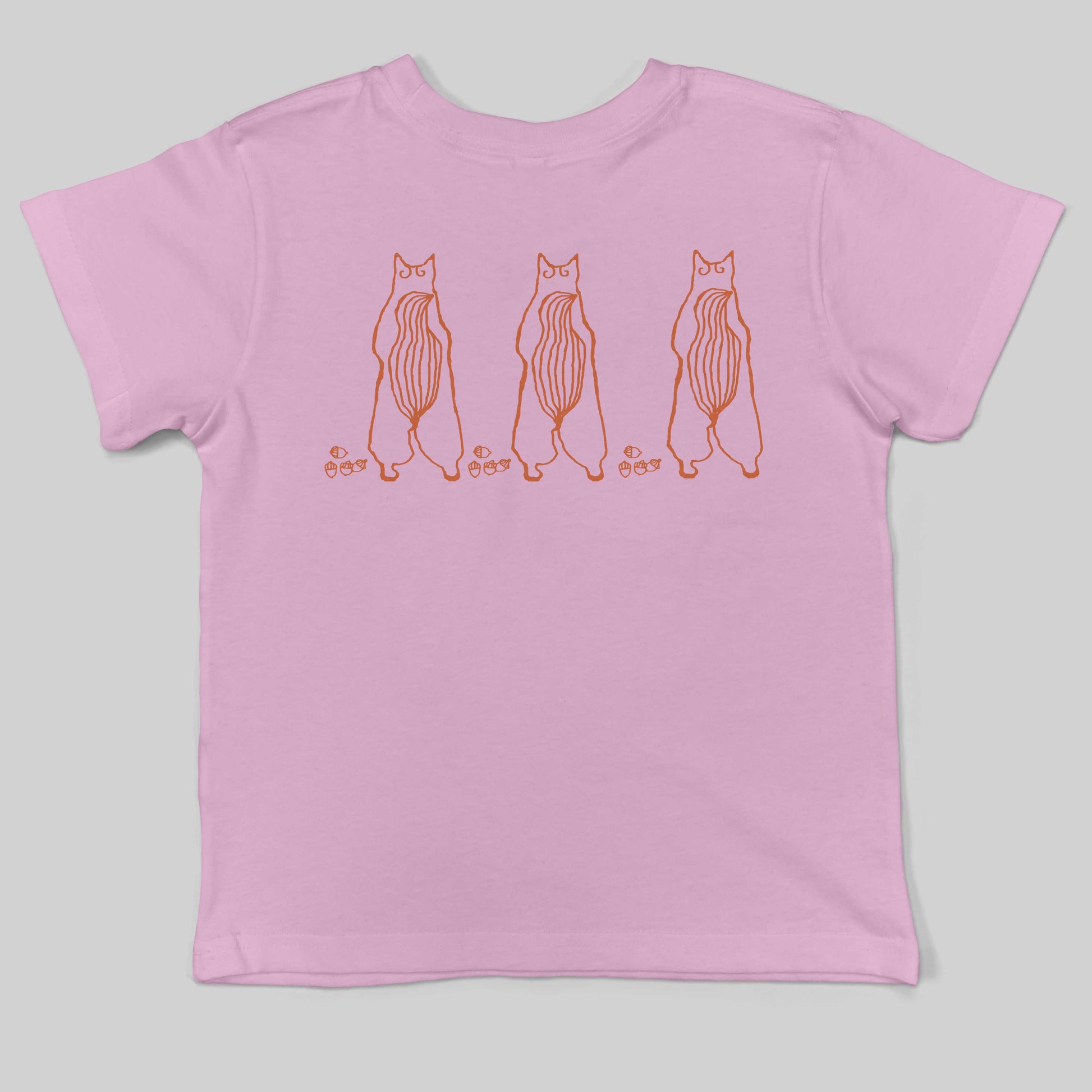 Cute Dancing Squirrels With Nuts Toddler Shirt-