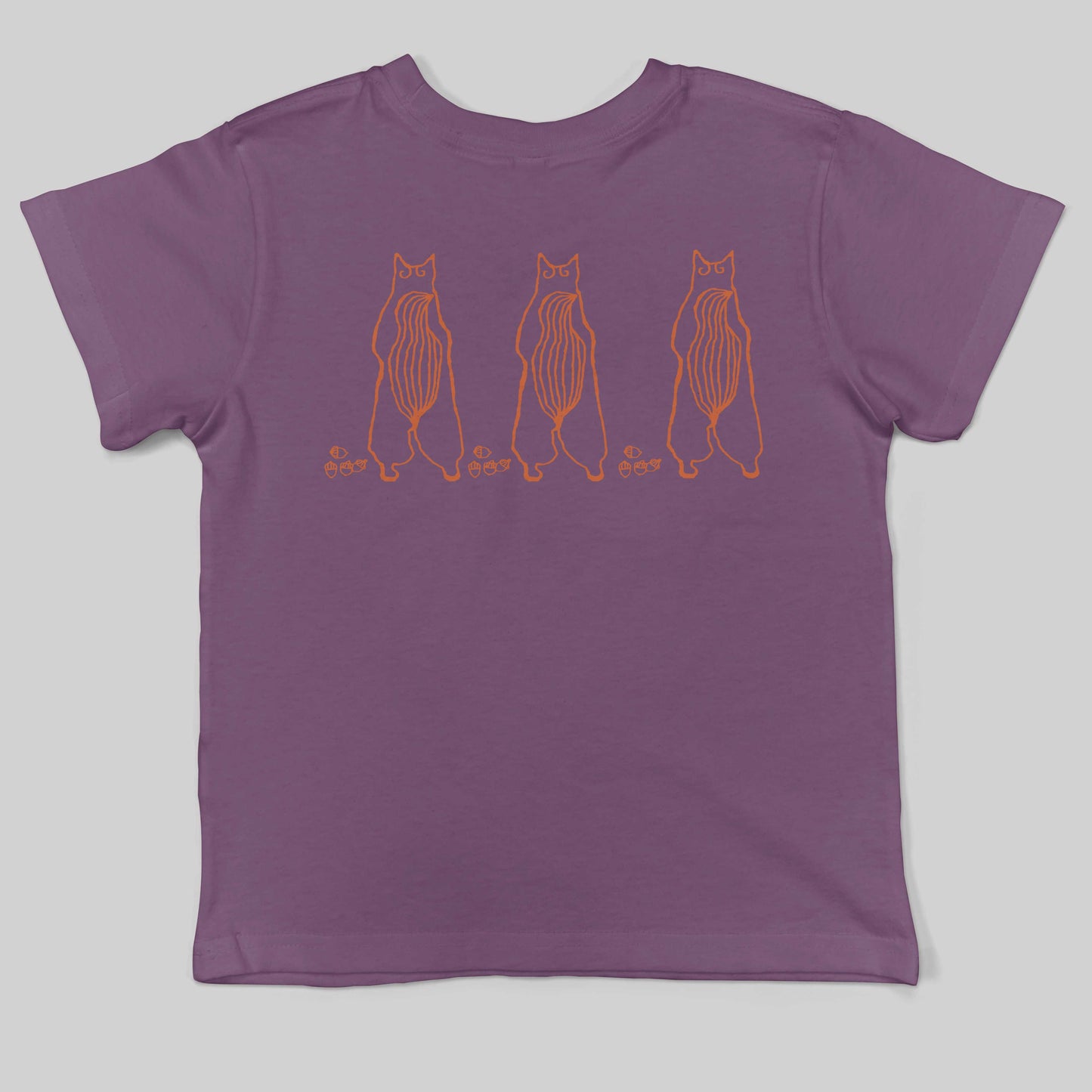 Cute Dancing Squirrels With Nuts Toddler Shirt-