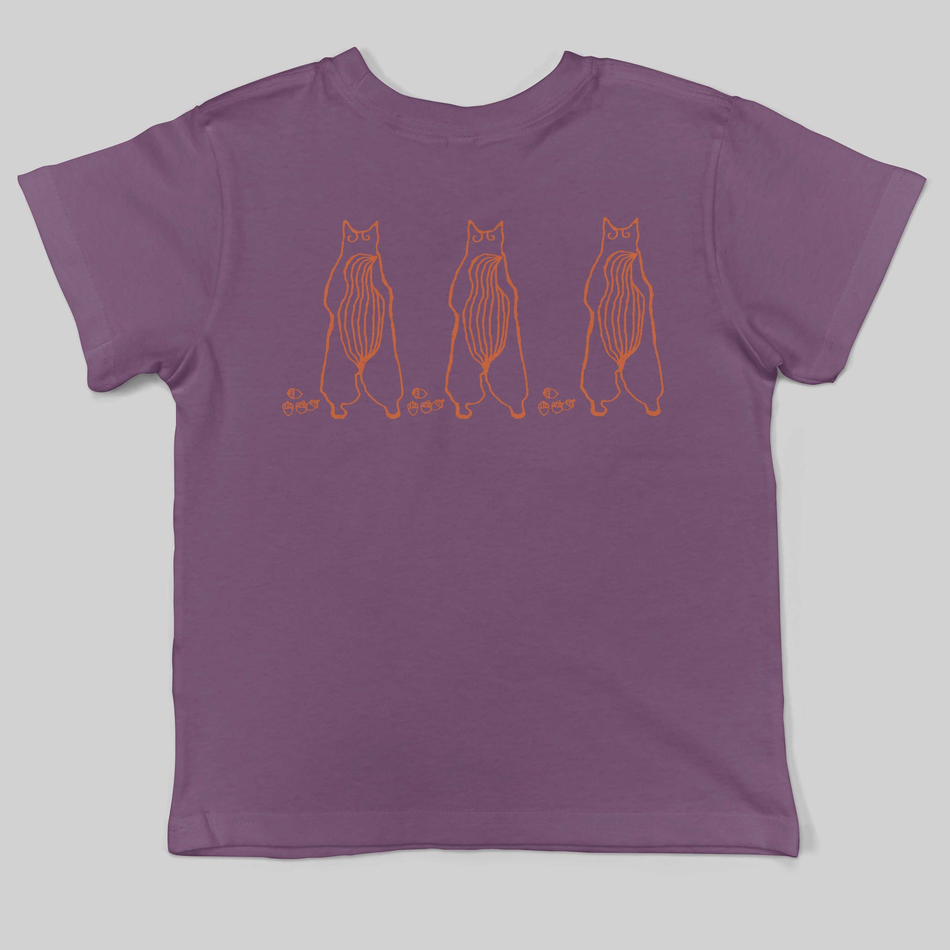 Cute Dancing Squirrels With Nuts Toddler Shirt-