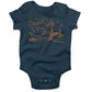 RAWR Dinosaur Infant Bodysuit or Raglan Tee-Organic Pacific Blue-3-6 months