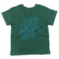 Octopus Underbelly Toddler Shirt-Kelly Green-2T