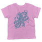 Octopus Underbelly Toddler Shirt-Organic Pink-2T