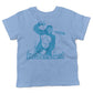 Giant Gorilla Drawing Toddler Shirt-Organic Baby Blue-2T