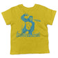 Giant Gorilla Drawing Toddler Shirt-Sunshine Yellow-2T