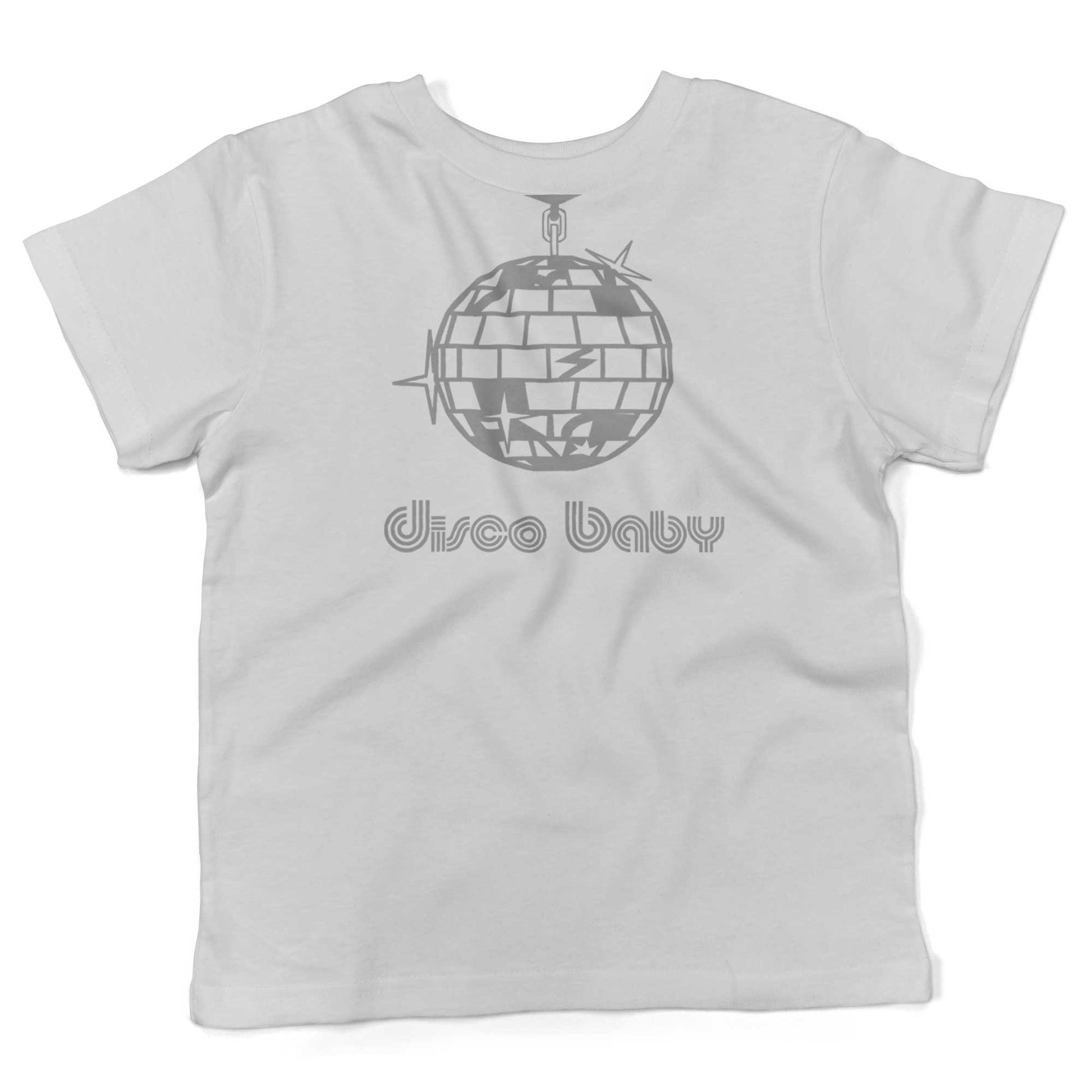Disco Baby Toddler Shirt-White-2T