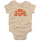 Day Of The Dead Skulls Infant Bodysuit or Raglan Baby Tee-Organic Natural-3-6 months