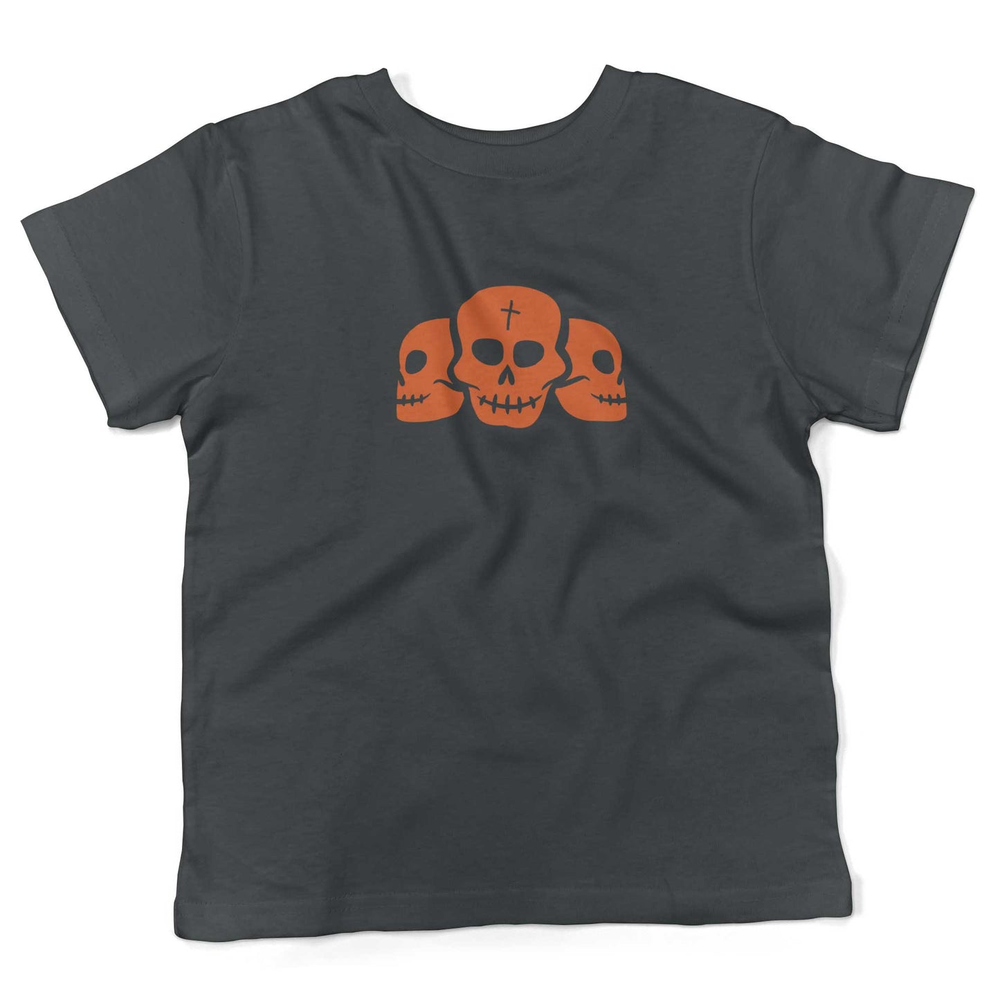 Day Of The Dead Skulls Toddler Shirt-Asphalt-2T