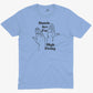 Hands High Fiving Unisex Or Women's Cotton T-shirt-Baby Blue-Unisex