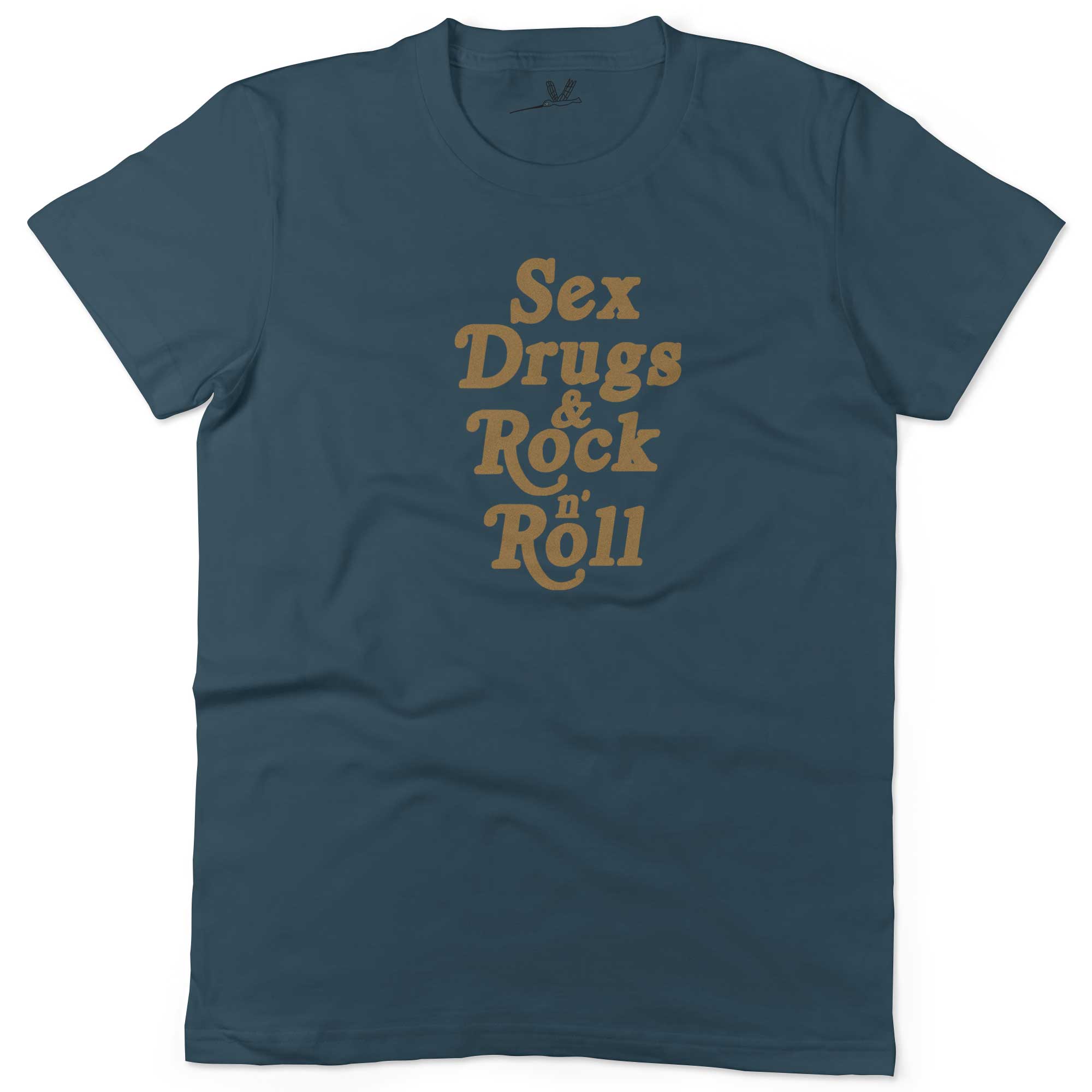 Sex, Drugs and Rock n Roll Unisex Or Womens Cotton T-shirt image
