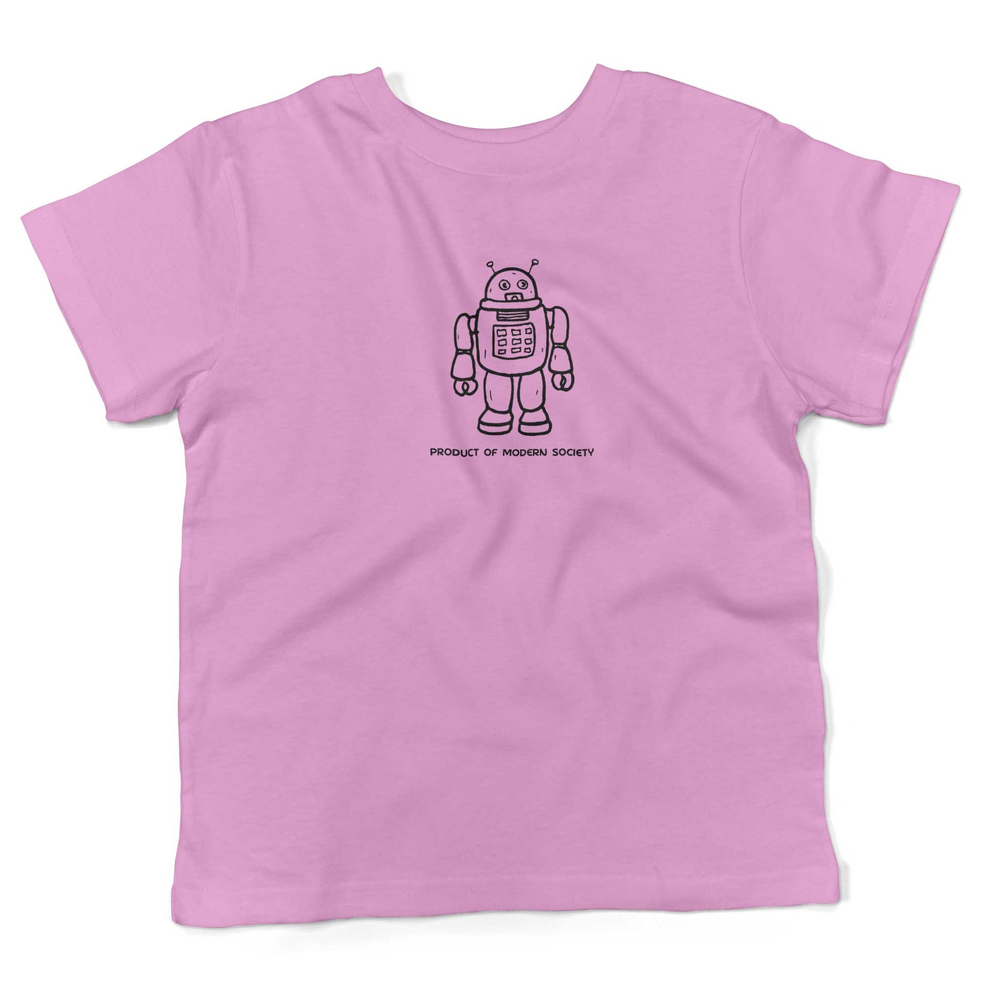 Product Of Modern Society Toddler Shirt-Organic Pink-2T