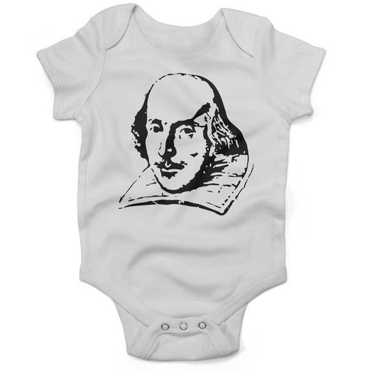 Shakespeare Infant Bodysuit or Raglan Tee-White-3-6 months