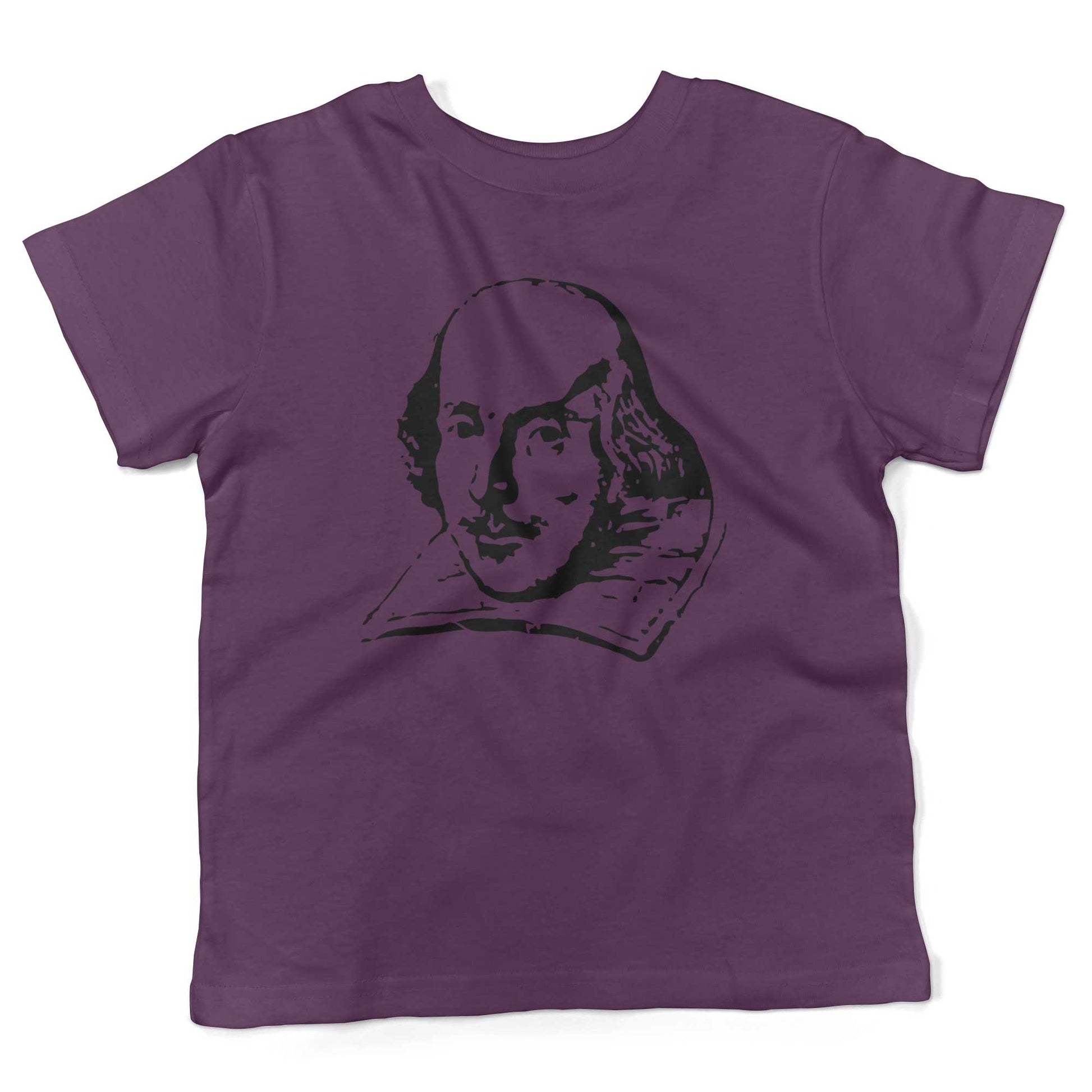 Shakespeare Toddler Shirt-Organic Purple-2T