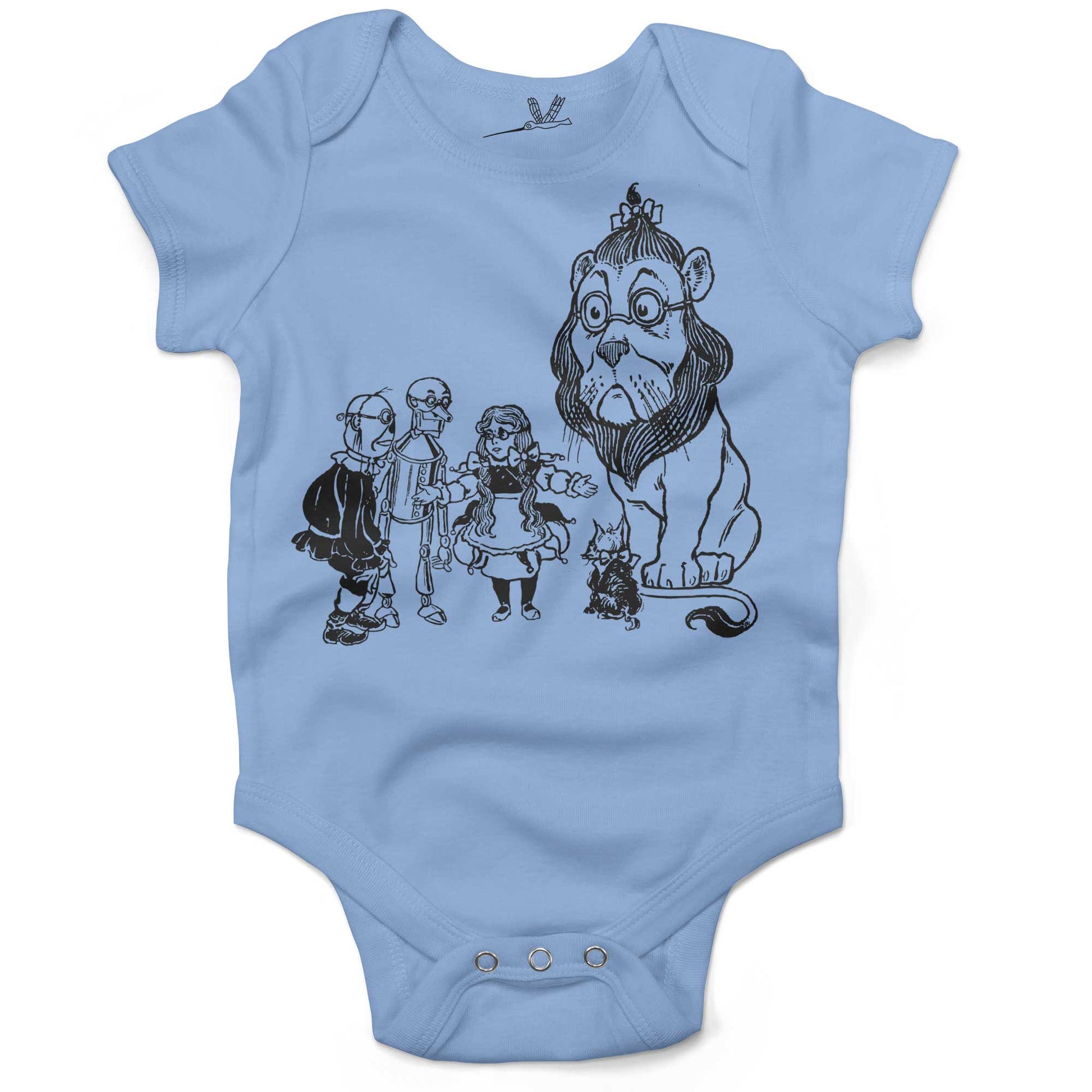 Wizard Of Oz Infant Bodysuit-Organic Baby Blue-3-6 months