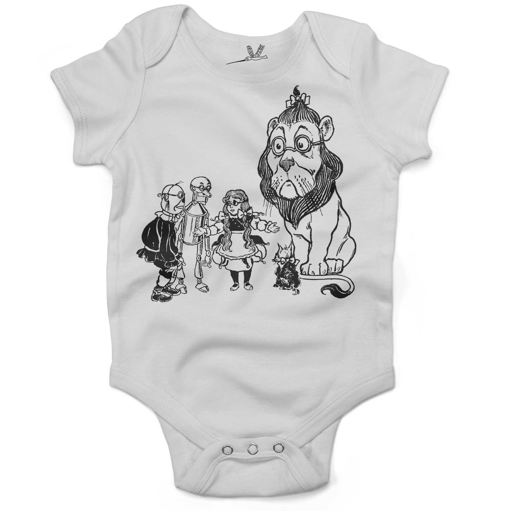 Wizard Of Oz Infant Bodysuit-White-3-6 months