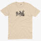 Alice In Wonderland Tea Party Unisex Or Women's Cotton T-shirt-Organic Natural-Unisex