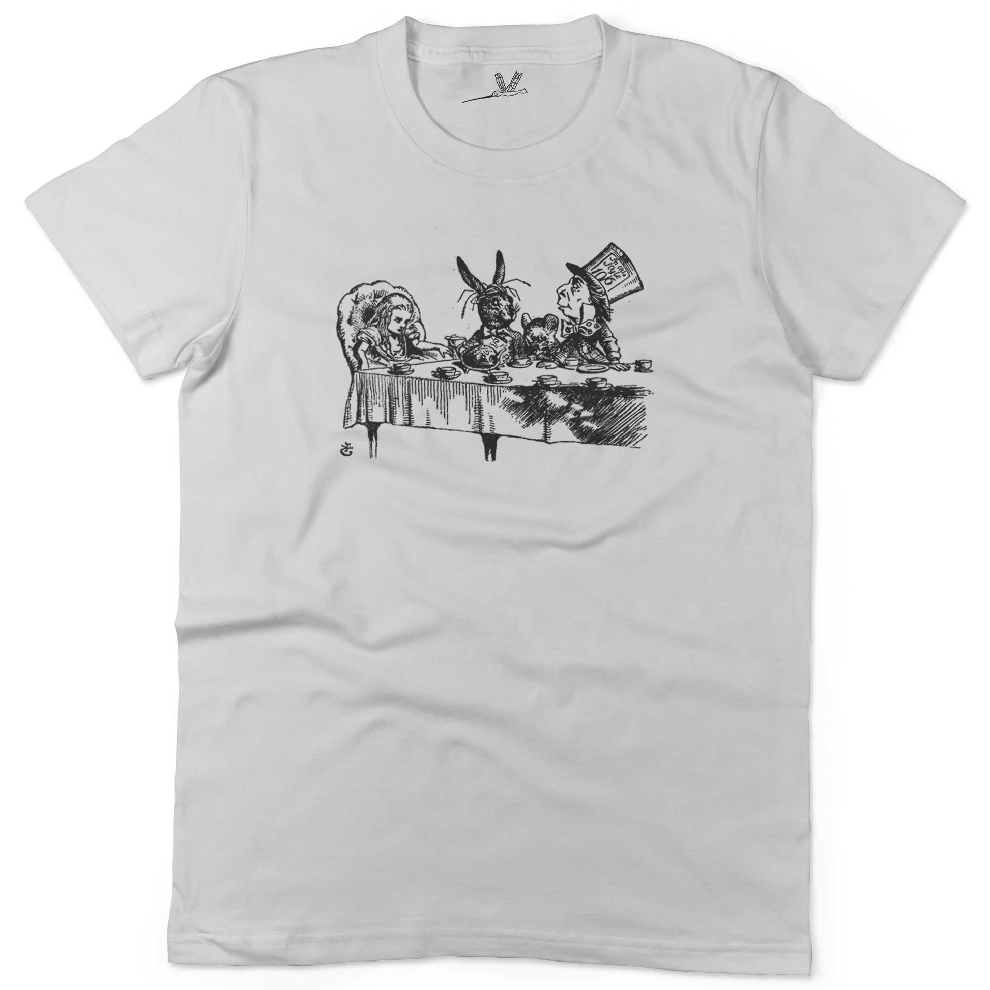 Alice In Wonderland Tea Party Unisex Or Women's Cotton T-shirt-