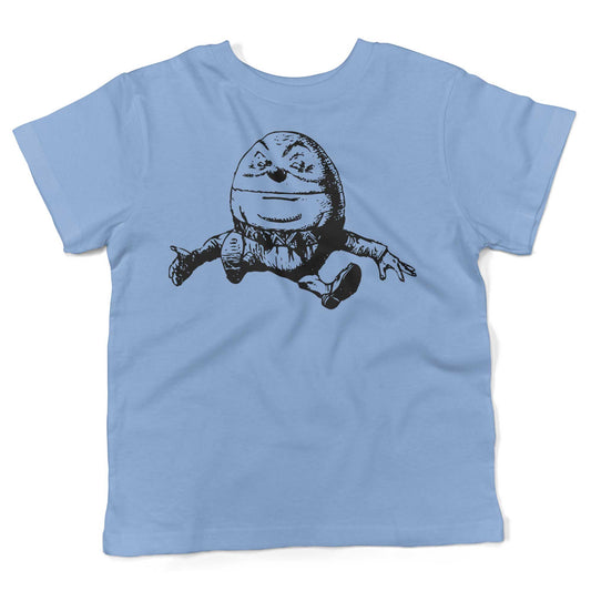Humpty Dumpty Toddler Shirt-Organic Baby Blue-2T