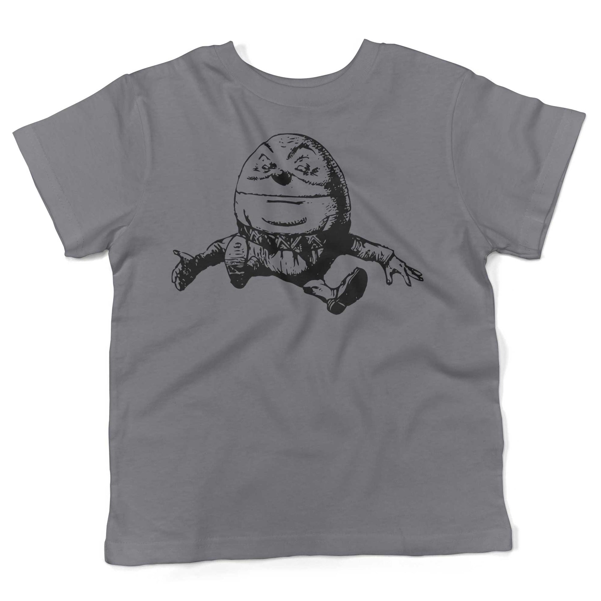 Humpty Dumpty Toddler Shirt-Slate-2T
