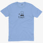I Play Vinyl Unisex Or Women's Cotton T-shirt-Baby Blue-Unisex