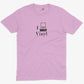 I Play Vinyl Unisex Or Women's Cotton T-shirt-Pink-Unisex