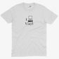 I Play Vinyl Unisex Or Women's Cotton T-shirt-White-Unisex