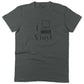I Play Vinyl Unisex Or Women's Cotton T-shirt-Asphalt-Woman
