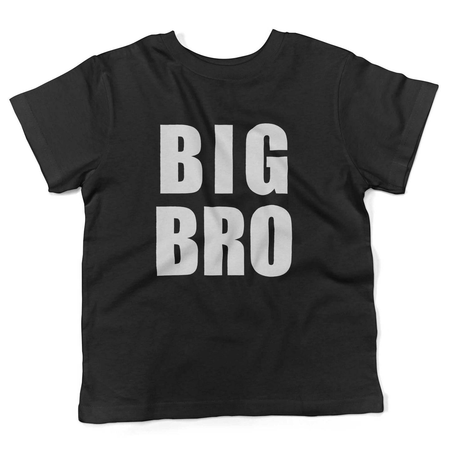 BIG BRO Toddler Shirt-Organic Black-2T