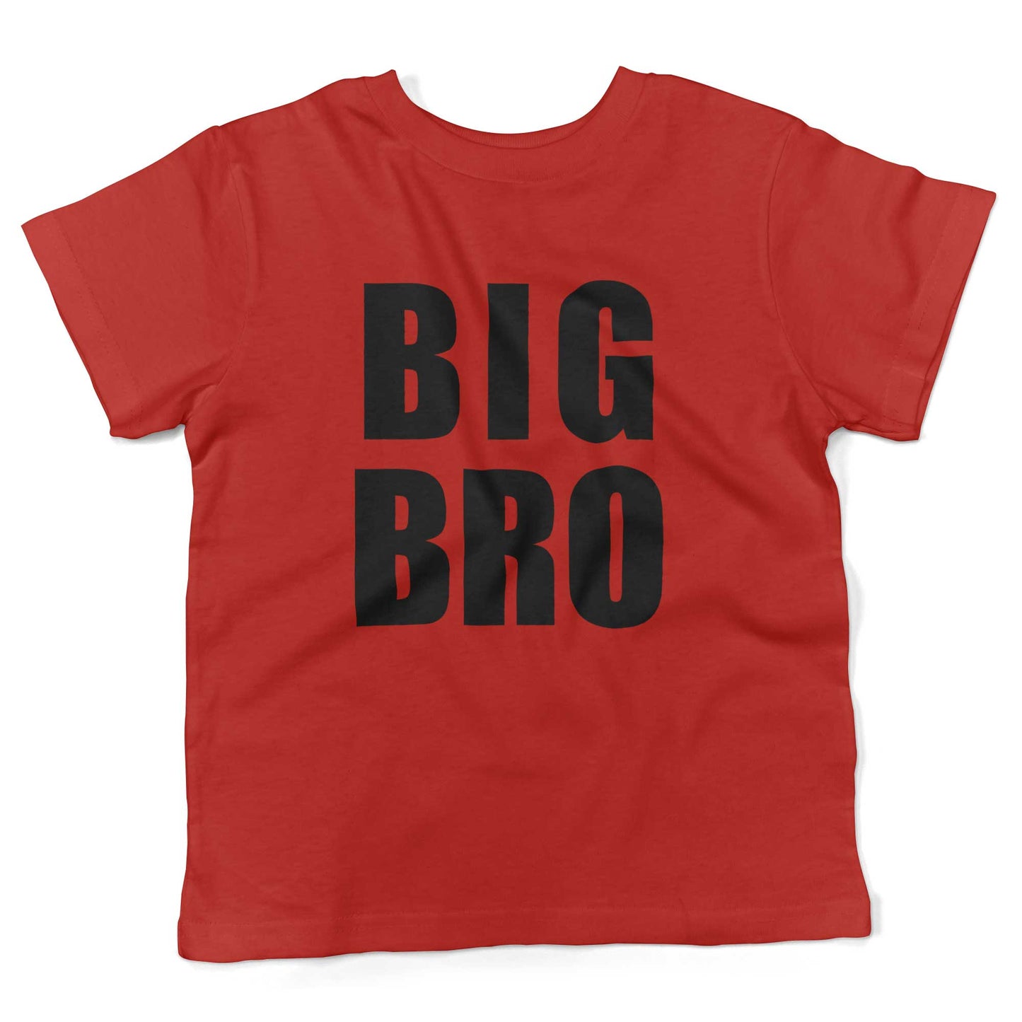 BIG BRO Toddler Shirt-Red-2T