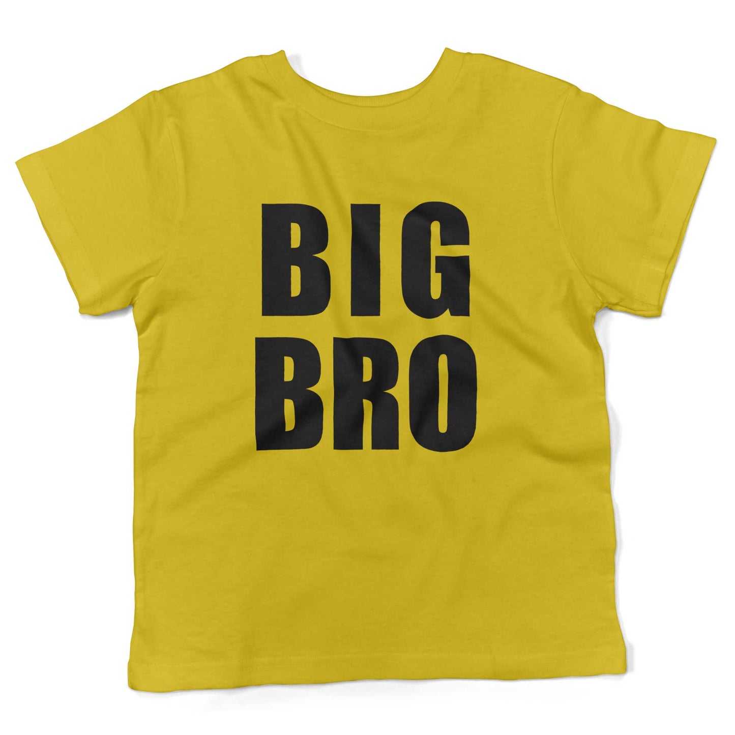 BIG BRO Toddler Shirt-Sunshine Yellow-2T