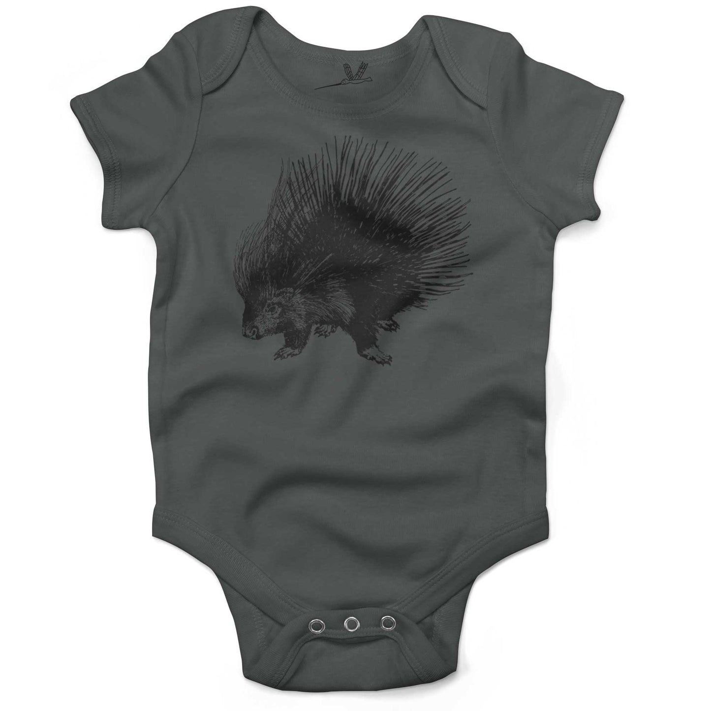 Cute Porcupine Infant Bodysuit or Raglan Tee-