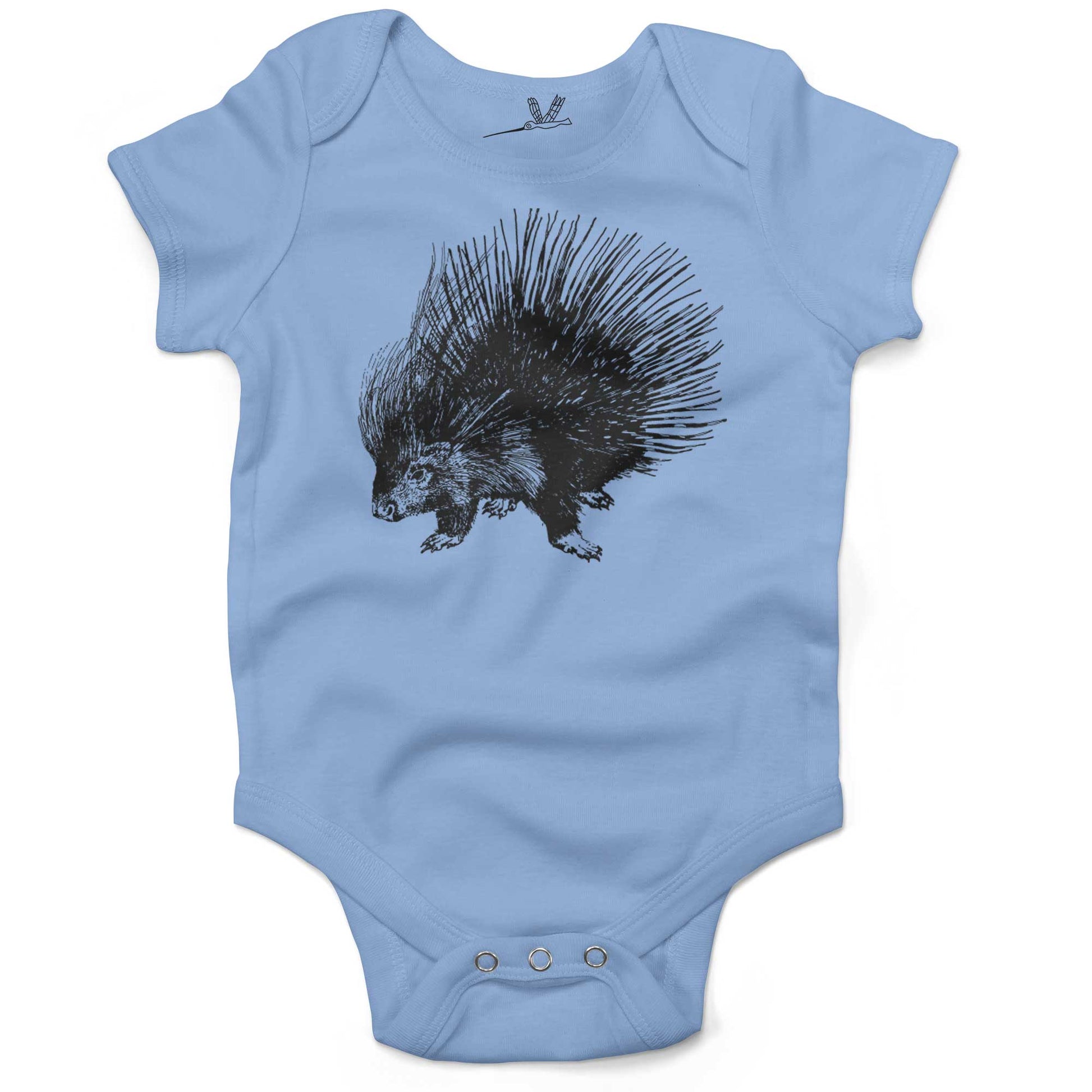 Cute Porcupine Infant Bodysuit or Raglan Tee-