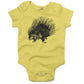 Cute Porcupine Infant Bodysuit or Raglan Tee-Yellow-3-6 months