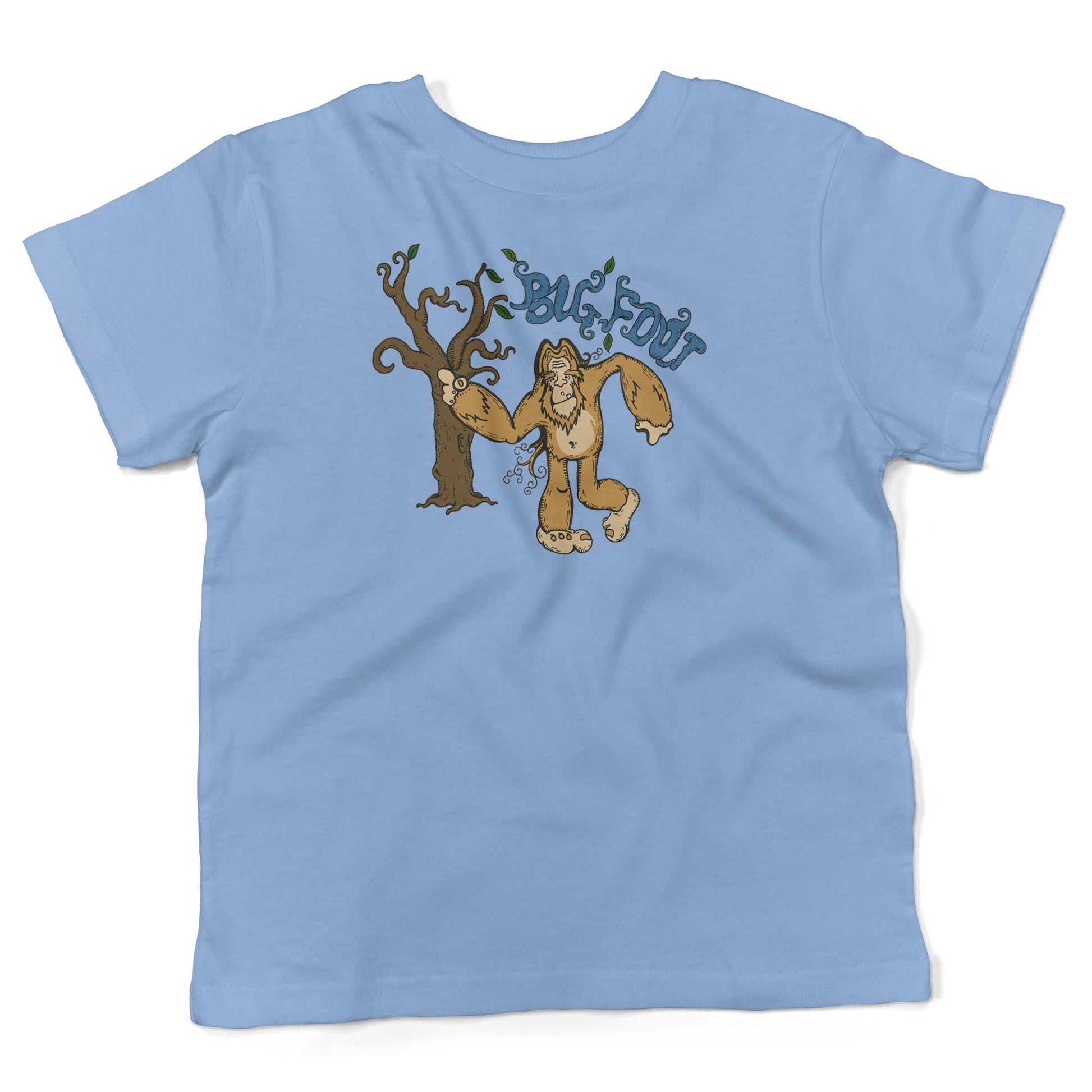 Bigfoot Toddler Shirt-Organic Baby Blue-2T