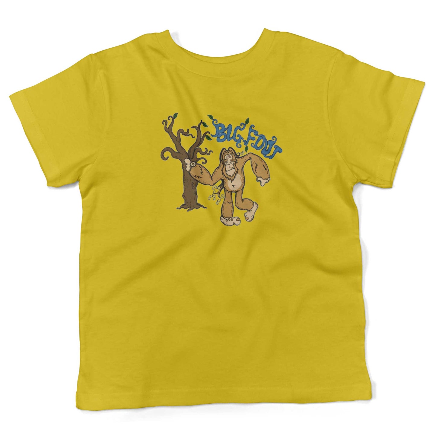 Bigfoot Toddler Shirt-Sunshine Yellow-2T