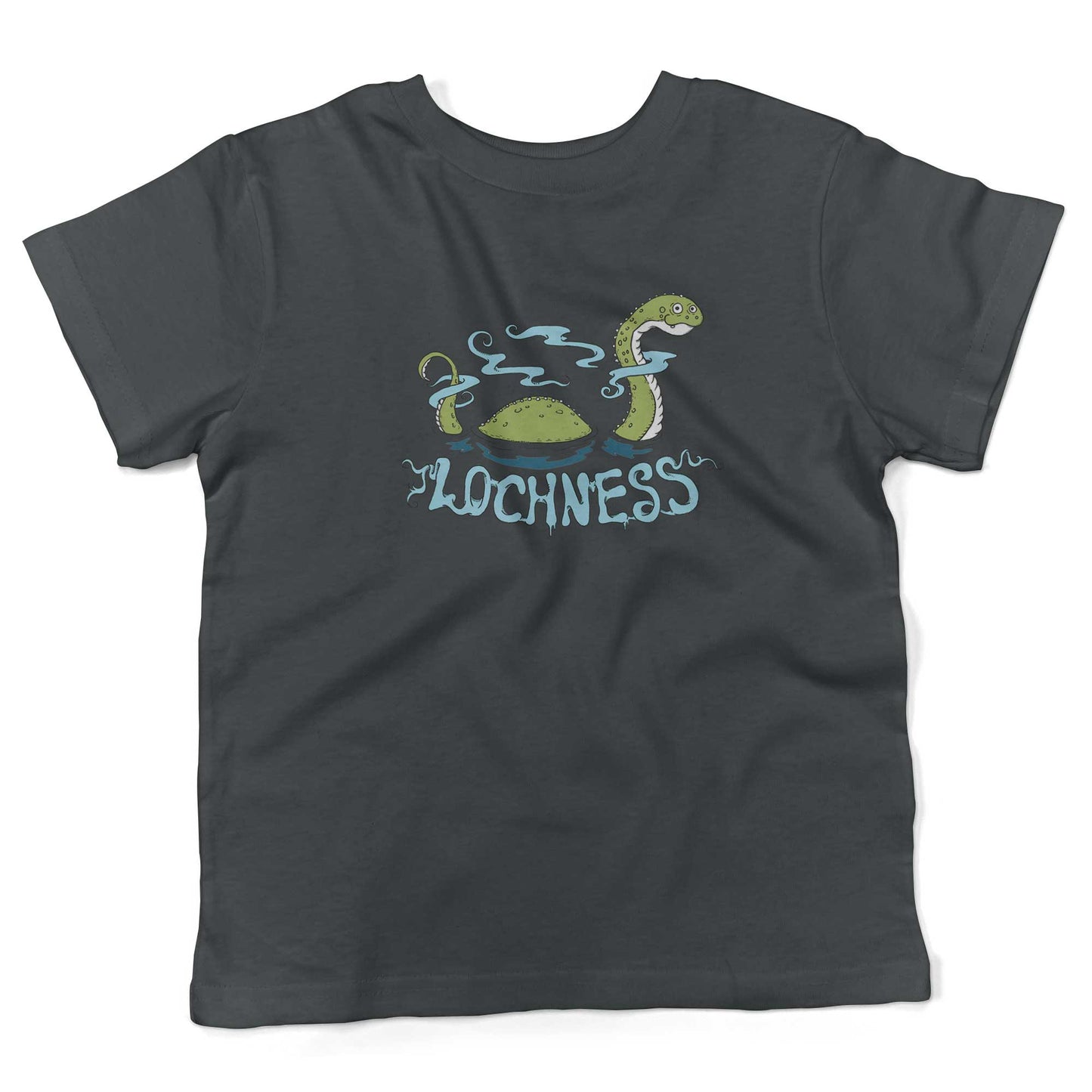 Loch Ness Monster Toddler Shirt-Asphalt-2T