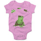 Frog Lifecycle Infant Bodysuit or Raglan Baby Tee-Organic Pink-3-6 months