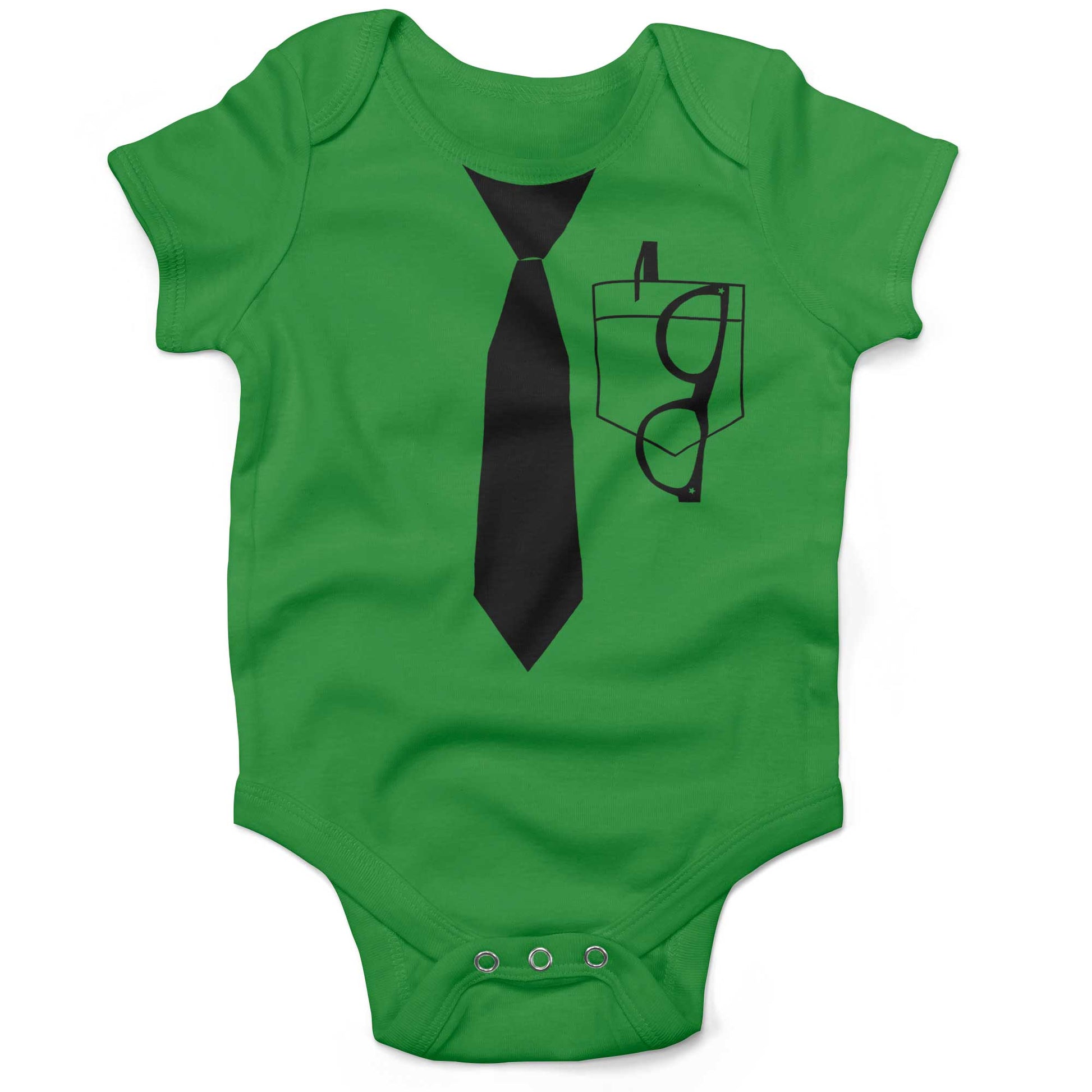 Nerdorama Infant Bodysuit or Raglan Tee-Grass Green-3-6 months