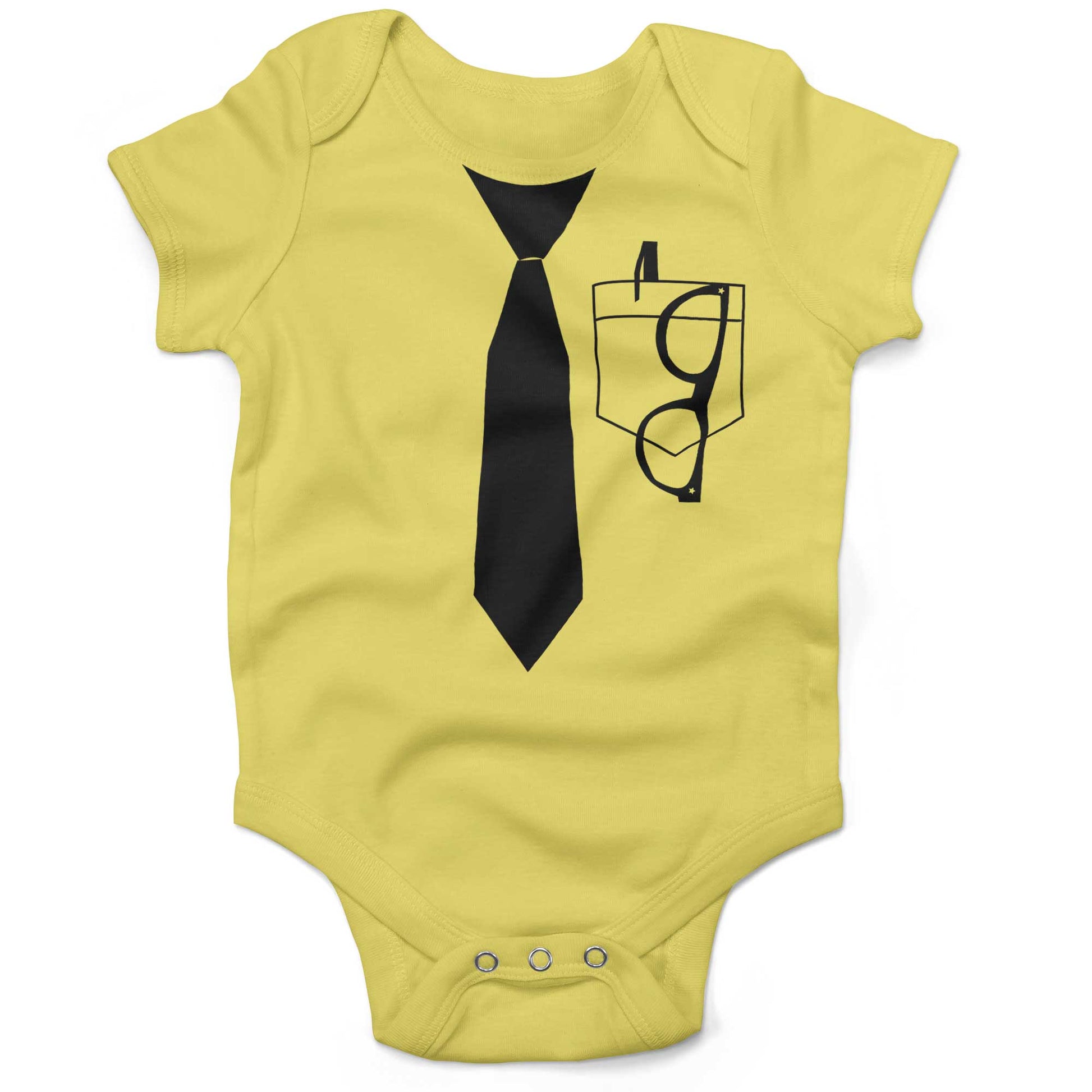 Nerdorama Infant Bodysuit or Raglan Tee-Yellow-3-6 months
