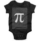 Irrational Pi Infant Bodysuit-Organic Black-3-6 months